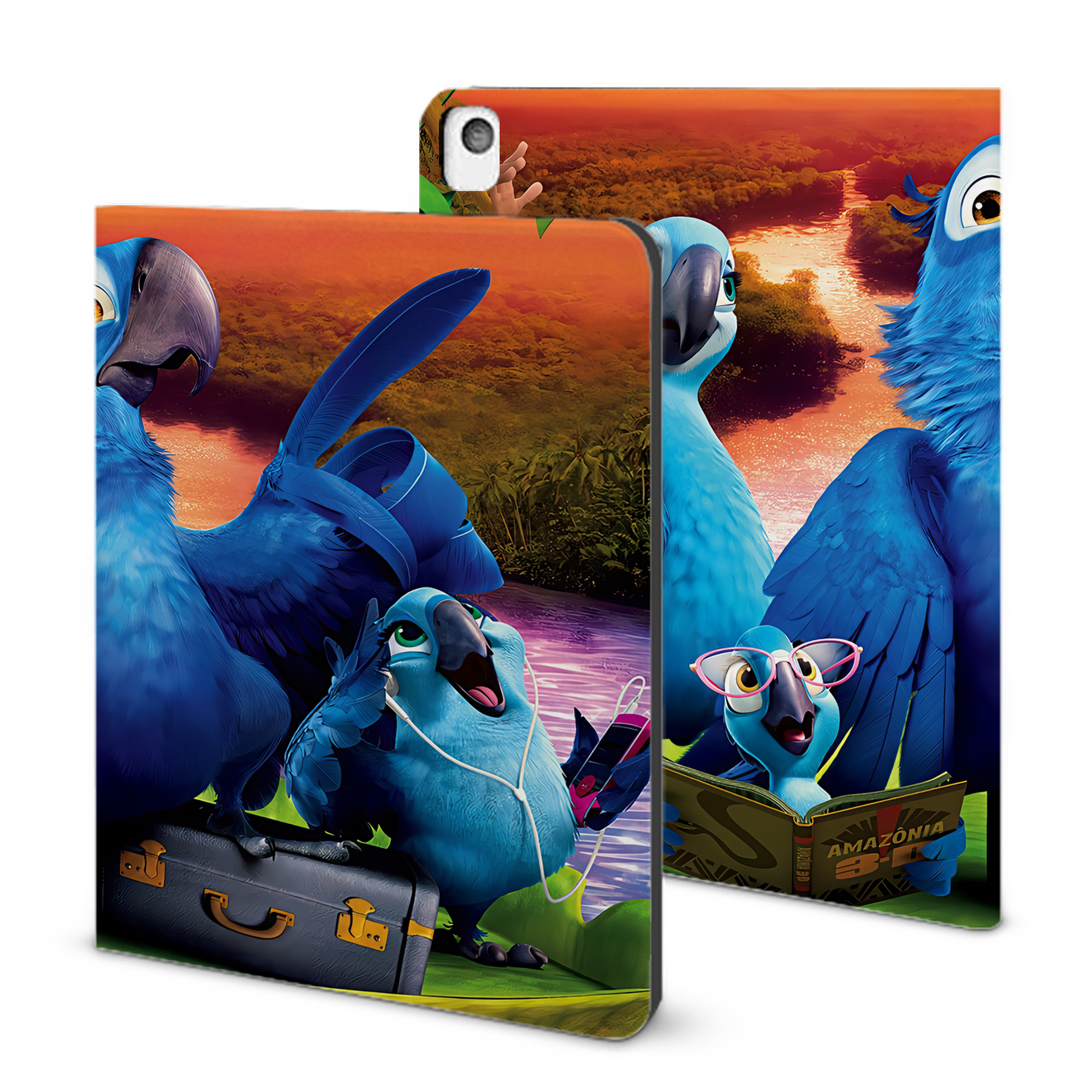 （画像用） Angry Birds アングリーバード IPadケース ペンホルダー付き ブックスタイルデザイン